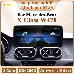 เครื่องเล่นมัลติมีเดียในรถยนต์รุ่นใหม่ CNSTWEI 2026 Qualcomm 6225 Snapdragon 685 Android 15 GPS DSP MP3 สำหรับรถยนต์ Mercedes-Benz X Class W470 - Product Image 2