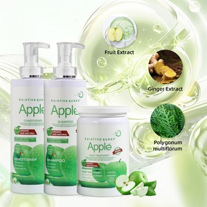 Custom Apple <b>Shampoo</b> Biotin Oil Sulfate Free Private Label Organic Hair Care Natural Vegan <b>Shampoo</b> and Conditioner Set - Product Image 6