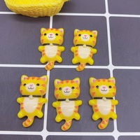 Vente chaude DIY Fond Plat Résine Charmes Pendentif Longue Queue Chat Animal Mince Charmes Peut Ajouter Crochet pour Résine Bijoux Accessoires