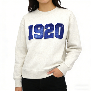 Nouveau arrivé Sorority Delta Zeta <span class=keywords><strong>Sigma</strong></span> 1920 1922 patchs à paillettes paillettes broderie fer sur patchs - Product Image 1