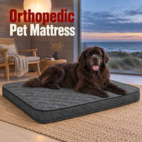 Lit pour chien et chat doux avec option design moderne et solide, garnissage en éponge confortable, support en forme de boîte à œufs, taille XL, plusieurs couleurs