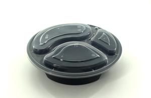 Kitchen Accessories PP Plastic 3 Compartment Injection-Molded Plastic Food <b>Container</b> Classic Multifunctional Fresh Rectangle - Product Image 4