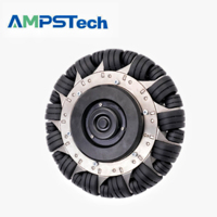 Kit moteur moyeu servo omnidirectionnel AMPSTech 48VDC 7Nm 18Nm Peak avec pilote CAN double axe pour robot industriel AGV AMR