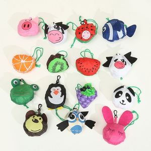 Sac fourre-tout pliable réutilisable de grande taille, design personnalisé Ulikeke, écologique, motif de dessin animé, poche pliable, sac de courses - Product Image 4