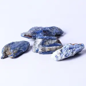 Pedra de cristal natural reiki, pedra preciosa, mineral, cru azul kyanite, quartzo, cristal para decoração de casa
