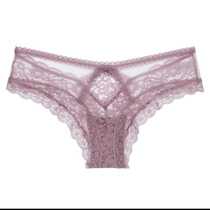 Biancheria intima da donna Sexy all'ingrosso biancheria intima nera trasparente a tubo caldo pantaloni Bikini trasparenti biancheria intima alta - Product Image 5