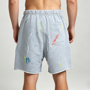 Pantalones Cortos Deportivos Personalizados con Logotipo para Hombre, 100% Algodón, Cintura Media, Corte Recto, Estilo Urbano - Product Image 2