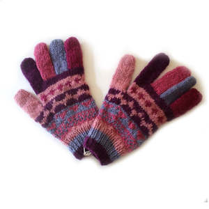<span class=keywords><strong>Gants</strong></span> en laine tricotés à la main pour femmes adultes, design nordique multicolore, doux et confortables pour l'hiver, en fil d'<span class=keywords><strong>Islande</strong></span>, personnalisables - Product Image 5