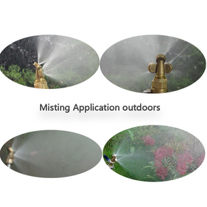 Aspersor de Agua de Latón con 4 Boquillas, Aspersor de Agua Ajustable <span class=keywords><strong>para</strong></span> Jardín y Patio - Product Image 3
