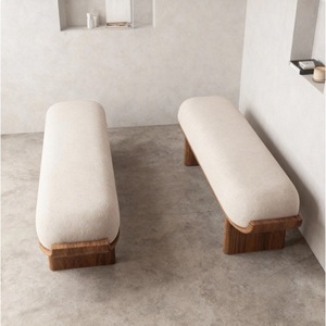 Clothing Store Dressing Room <b>Bench</b> Sofa <b>Bed</b> <b>End</b> <b>Bench</b> Household Stool Comfortable Lamb Wool Shoe Changing <b>Bench</b> Adult Use - Product Image 5