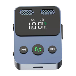 Bochara 2 en 1 <span class=keywords><strong>adaptateur</strong></span> émetteur et récepteur Audio Aux Audio 3.5mm Jack <span class=keywords><strong>adaptateur</strong></span> mains libres pour haut-parleur de voiture <span class=keywords><strong>TV</strong></span> PC <span class=keywords><strong>casque</strong></span> - Product Image 2