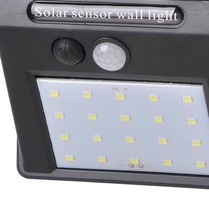 ไฟถนน LED พลังงานแสงอาทิตย์แบบนามธรรม T83D โมโนซิลิคอน กันน้ำ ไฟติดผนังสวนกลางแจ้ง ระบบตรวจจับการเคลื่อนไหวของมนุษย์ - Product Image 2