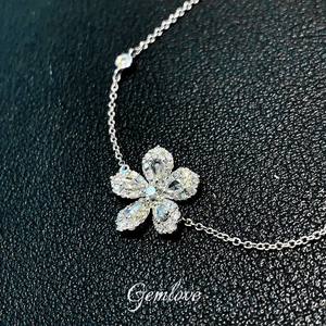 Bracelet en diamant de laboratoire 18K/14K WG 0,53CT, chaîne délicate semi-pavée de 1,83g, cadeau idéal pour femme au quotidien - Product Image 5