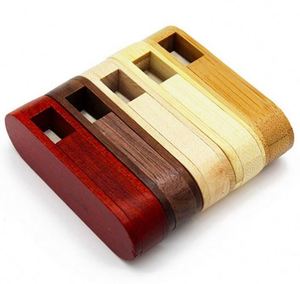 Fancy New Design Full Capacity Swivel Bamboo Usb Flash Stick Wood Usb Keychain with Wooden Gift Box - Product Image 3