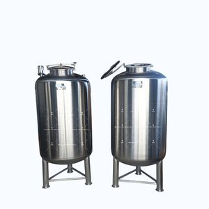 Réservoirs de stockage de liquides verticaux en acier inoxydable 500L 1000L 2000L avec pompe à moteur pour huile, eau, vin et fermentation - Télécommande - Product Image 3