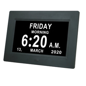 2025 Melhor Calendário <span class=keywords><strong>Digital</strong></span> de 8 Polegadas Relógio Lembrete Eletrônico para Perda de Memória & Alzheimer Pacientes Multi-Language Desk Table Clock - Product Image 3