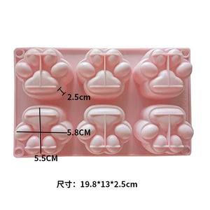 Moule en silicone OKSILICONE <span class=keywords><strong>pour</strong></span> gâteaux, fondants et bonbons, avec motifs lettres, patte d'<span class=keywords><strong>anniversaire</strong></span>, outils de pâtisserie 1x0 - Product Image 2