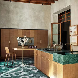 Made in China Innovative Aesthetic Design Fashionable Italian Exquisite Wooden <b>Kitchen</b> Cabinets Customization - Product Image 1