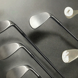 Ensemble de fers de golf forgés pour droitiers, unisexe, avec manche noir et grip en caoutchouc, pour l'entraînement et la compétition - Product Image 3
