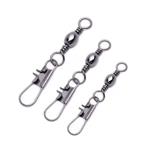 500 Stück Edelstahl Angel verbinder Pin Lager Rolling Swivel Snap Angeln Split Ring andere Angel produkte