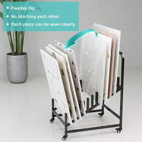 Étagère en pierre personnalisable Mingtang, support en céramique, présentoir pour carrelage, utilisé en salle d'exposition de carrelage