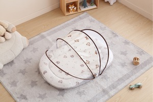 Literie pour bébé 100% coton de qualité supérieure avec moustiquaire du fabricant de conception portable pour berceau - Product Image 6