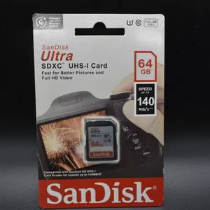 Carte SD SanDisk Ultra SDXC UHS-I 140 Mo/s Classe 10 U1 128 Go pour l'enregistrement Full HD, appareil photo reflex numérique sans miroir - Product Image 3