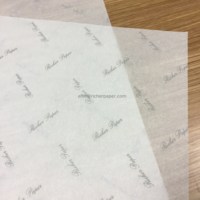 Papier de soie de luxe pour emballage avec logo personnalisé pour parfum, blush, cosmétiques, emballage cadeau, couleurs noir, blanc et or