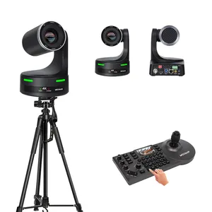 Kamera siaran Ptz 4k Ndi Ptz Zoom optik 12X 20x, kamera konferensi Video Sdi Usb untuk rapat bisnis Gereja Streaming langsung