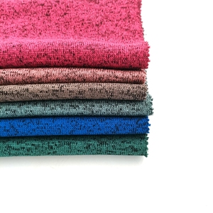 Tùy Chỉnh Cation <span class=keywords><strong>Hacci</strong></span> Dệt Kim Sợi Đen 100% Polyester <span class=keywords><strong>Slub</strong></span> Chải Áo Nỉ Vải Lông Cừu - Product Image 2