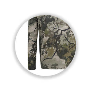 Camisa Táctica de Caza de Lona para Hombre, Invierno, 100% Acrílico, Antiestática, Antipolvo, Transpirable, de Secado Rápido, Manga Larga, Cuello Redondo - Product Image 4