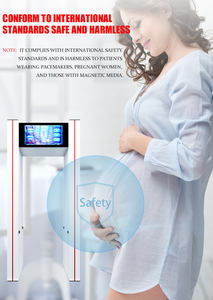 MAIDUN 800G PVC 소재 공항 보안 스크리닝 학교 휴대용 아치 멀티 존 휴대 전화 금속 탐지기를 통해 산책 - Product Image 5