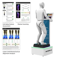 Escáner digital 3D láser para pies FOOTWORK LAB con análisis detallados, visión artificial, interfaz USB, diseño portátil, CE