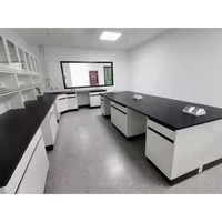 Tables de travail réglables en métal pour laboratoire de pharmacie et de chimie