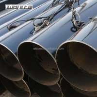 Tuyau en acier au carbone soudé en spirale ASTM A139, soudé par fusion électrique à l'arc, surface laminée à chaud, découpe et pliage possibles