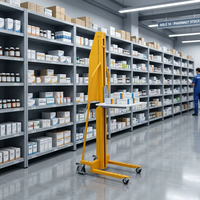 Positionneur de travail compact M200 200 kg : Dispositif de sécurité innovant et levage flexible pour bureau/laboratoire