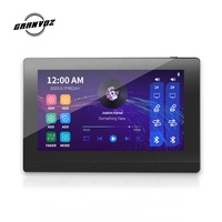 Haut-parleur audio intelligent HD 7 pouces 8x30W amplificateur domestique mural BT communication filaire panneau vidéo récepteurs et amplificateurs