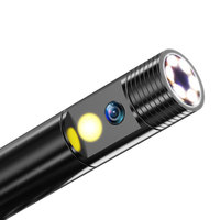 NOYAFA Endoscope numérique 112-2 caméra ent flexible étanche double objectif HD industriel LCD grand écran d'affichage