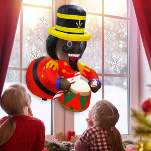 Noël fenêtre gonflable <span class=keywords><strong>casse</strong></span>-<span class=keywords><strong>noisette</strong></span> noir noël transfrontalier chaud décoration de noël air moule en stock - Product Image 4