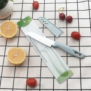 Stainless Steel Fruit Knife with Plastic Handle Portable Card Packaging Kitchen <b>Tool</b> for Household Use 2 Yuan Store Product - Product Image 3