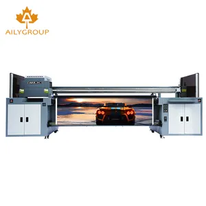 新的Hd2500pro 2.5m混合紫外打印机，带Gen5/ Gen6/柯尼卡1024a，用于玻璃木丙烯酸陶瓷金属软膜