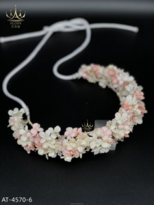 AT-4570-6 Fábrica al por mayor Joyería personalizada Tiara de lujo Diadema floral Piedra Ropa DE BODA Accesorios nupciales para el cabello Mujer - Product Image 2