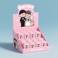 Boîte cadeau vide personnalisée pour mariage, jouet, figurine, festival, anniversaire, impression numérique, boîte surprise de mariage