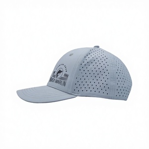 Sombrero de pesca con mosca de 6 paneles personalizado gorras de béisbol de alta calidad impermeable gorra de camionero gorras deportivas gorra de béisbol con parche de goma - Product Image 4