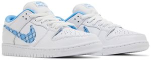 Baskets unisexes Low Pro SB White University Blue avec empeigne en cuir, semelle intermédiaire en EVA, doublure en mesh et semelle extérieure en caoutchouc – Collection Printemps - Product Image 4