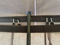 Tente de camping classique pour 20 personnes, 5x10m, vert olive, modèle Africa Squad, usage général, taille moyenne GP, abri spacieux
