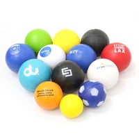 Balle anti-stress en mousse PU souple en forme de dessin animé avec logo personnalisé, impression couleur personnalisée, cadeaux publicitaires en gros