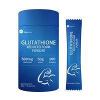 Poudre de Glutathion Réduit en Vrac, Suppléments de Beauté Anti-Âge et Éclaircissants pour la Peau, Prix Usine, Marque Privée OEM ODM