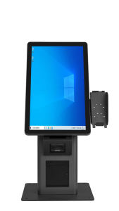 LICON OEM 15,6 "Quiosco de autoservicio Pantalla táctil dual Terminal POS para información <span class=keywords><strong>Cajero</strong></span> opera retrato Paisaje - Product Image 2