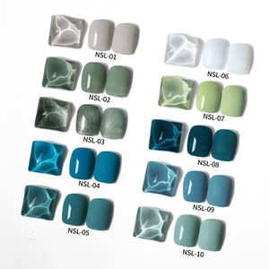 AS Gel Vernis À Ongles Vert Vif Bleu Vernis Semi Permanent Gellack Nail Art Manucure Paillettes Soak Off UV LED DIY Nail Gel - Product Image 4